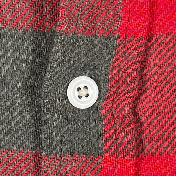 Vintage Big Mac Shirt Adult EXTRA LARGE Red Black Buffalo Plaid Flannel USA 70s - Picture 4 of 12